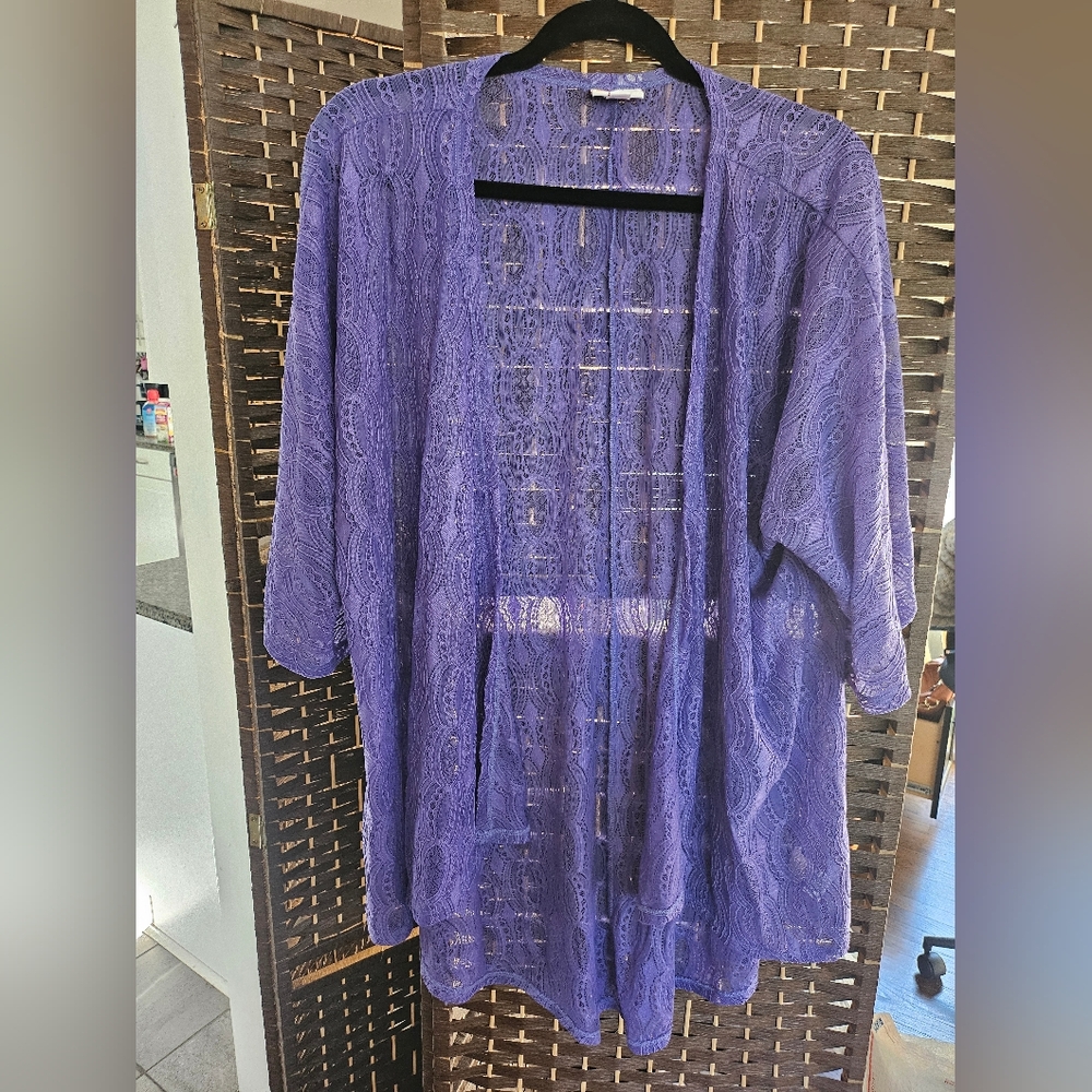 Beautiful Purple Kimono top